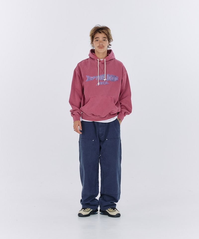 パーカー・フーディ AECA WHITE ACID TAP THE DOOR HOODIE SWEATWASHED BURGUNDY MUSINSA | AECA WHITE ACID TAP THE DOOR HOODIE SWEAT-WASHED