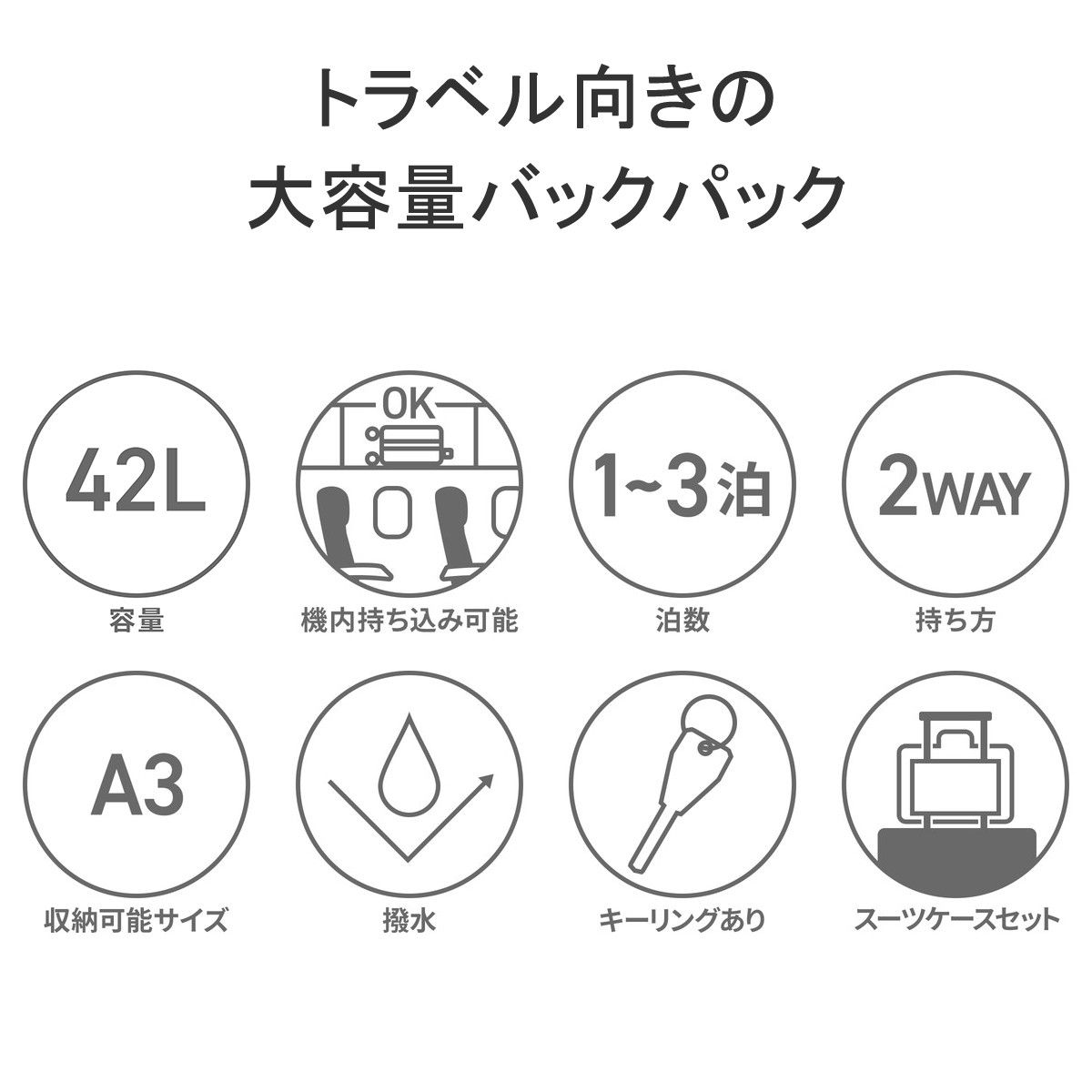 正規品10年保証 CLASSIC PLUS BACKPACK 42L A3 B4 A4 2WAY オコバン メンズ レディース