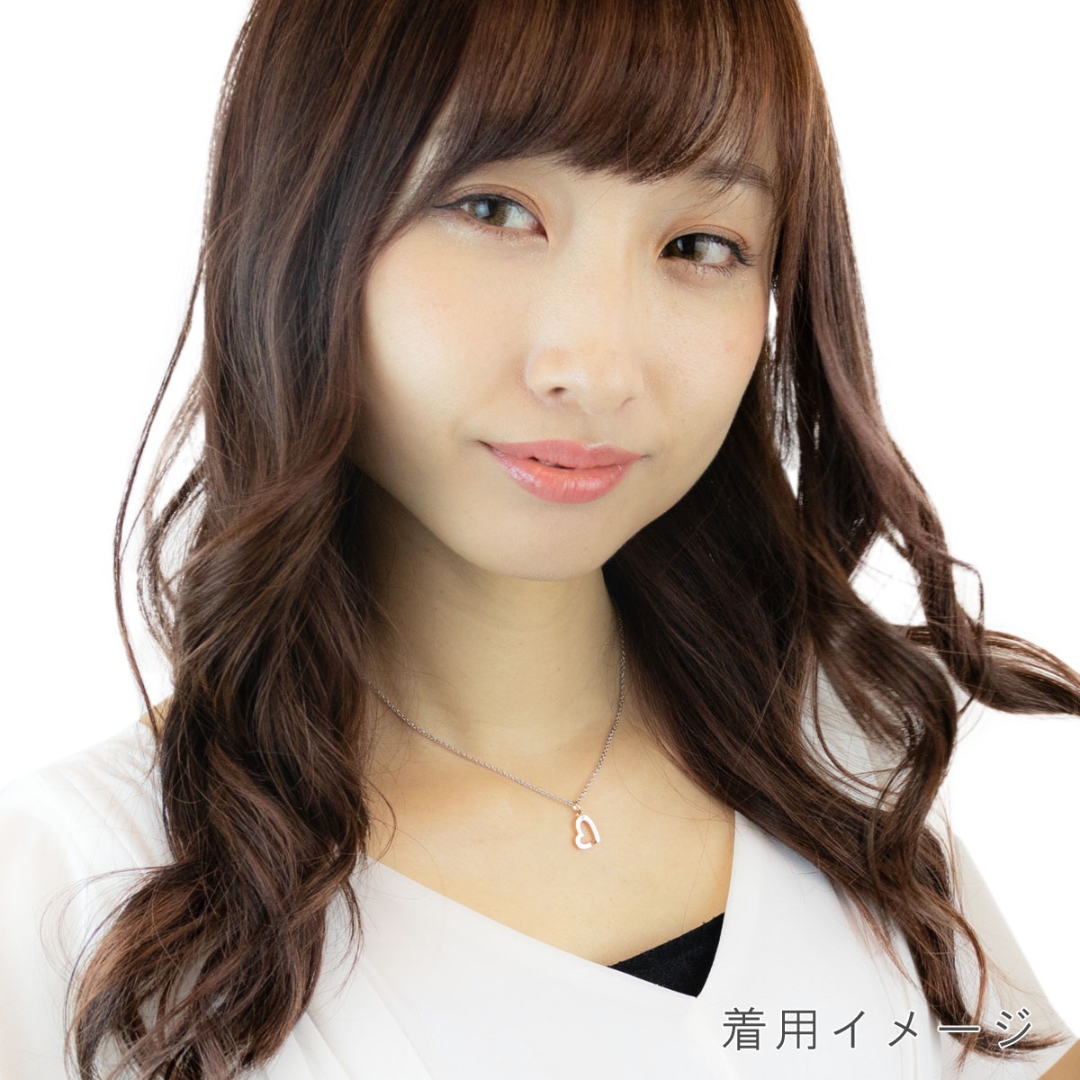 ネックレス レディース サージカルステンレス製 ハート アジャスター付き 知恵の輪 ネックレス レディース サージカルステンレス製 ハート アジャスター付き 知恵の輪