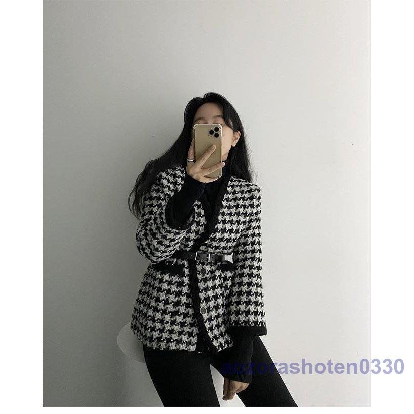 トレンチコート レディース チェスターコート 千鳥柄 ピーコート コート ニット アウター 秋 春 トレンチコート レディース チェスターコート 千鳥柄 ピーコート コート ニット アウター 秋 春