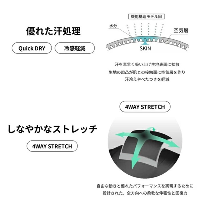 コロバニィ COLOVANY 機能性健康ウェア ユニセックス アンダーショートスパッツ S・M・L・XL・XXLサイズ メール便1点まで CR111 【C】