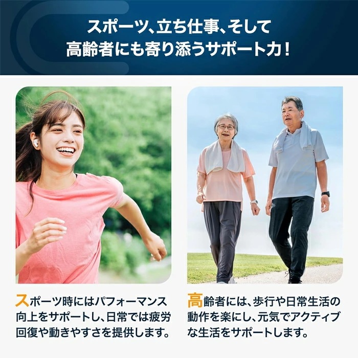 コロバニィ COLOVANY 機能性健康ウェア ユニセックス アンダーショートスパッツ S・M・L・XL・XXLサイズ メール便1点まで CR111 【C】