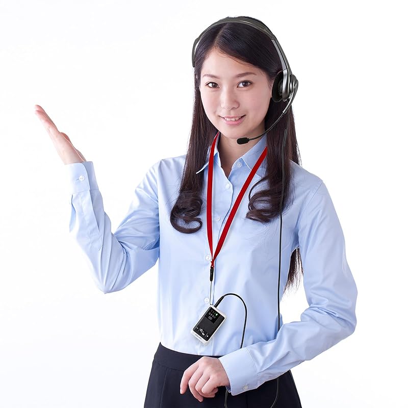 即納:サンワサプライ ワイヤレスガイド用ヘッドセット(親機用) MM-WGS5T-HS2 即納:サンワサプライ ワイヤレスガイド用ヘッドセット(親機用) MM-WGS5T-HS2