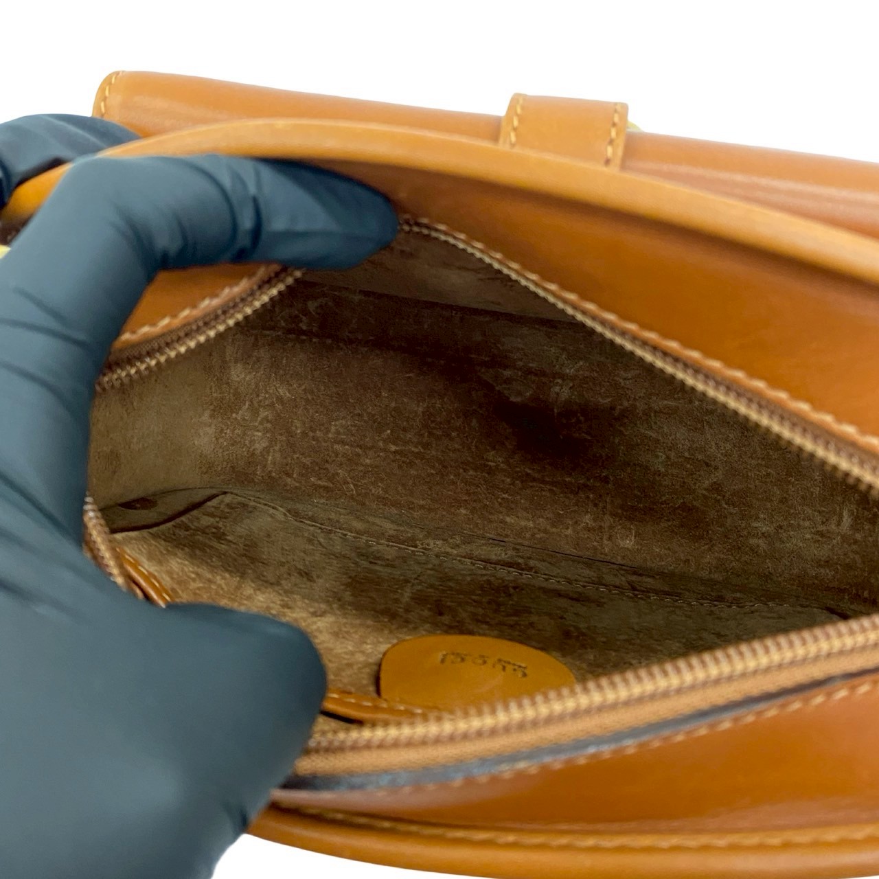 ヴィンテージ シェリーライン GG ロゴ 金具ショルダーバッグ レザー ブラウン 31465 ヴィンテージ シェリーライン GG ロゴ 金具ショルダーバッグ レザー ブラウン 31465