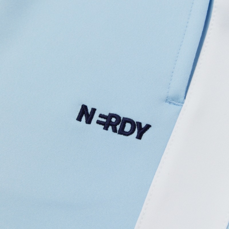 NERDY 女性用カラーブロックトラックショーツスカイブルー NERDY 女性用カラーブロックトラックショーツスカイブルー