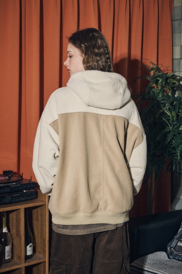 ★関税込★CPGN STUDIO★Fleece snap hooded jacket★ CPGN STUDIO】 Fleece Snap Hood Jacket