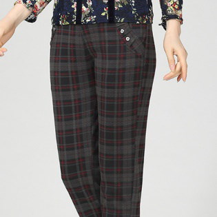 シック 大柄チェックストレート 裏起毛パンツ カジュアル レディースファッション トレンド お出かけ 着まわし シック 大柄チェックストレート 裏起毛パンツ カジュアル レディースファッション トレンド お出かけ 着まわし