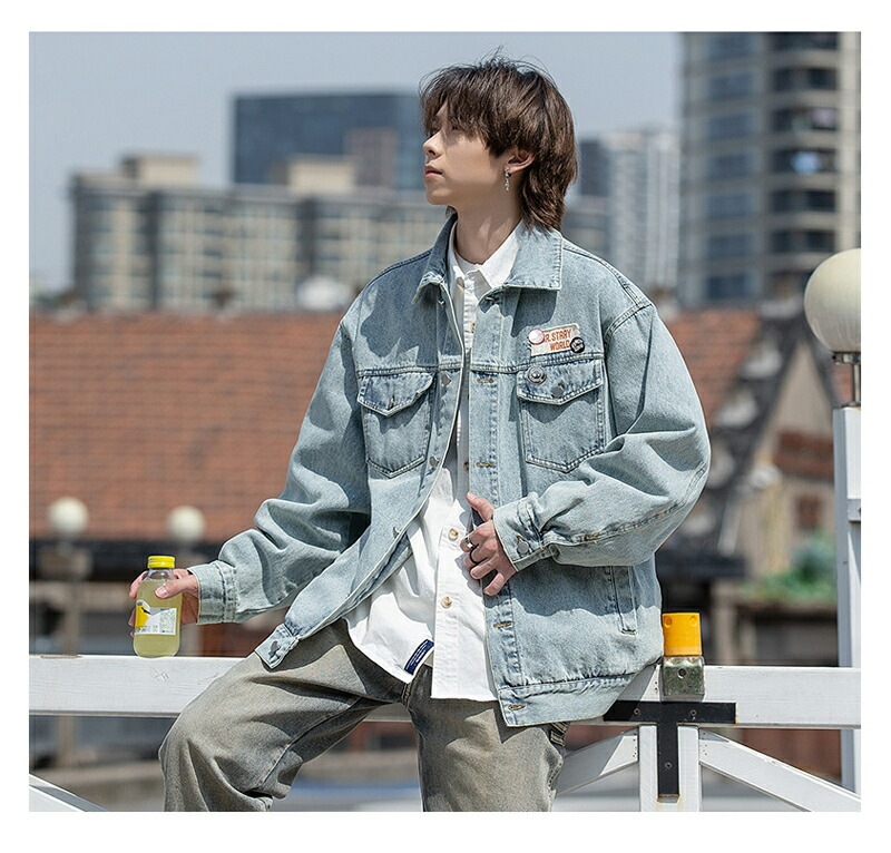 デニムジャケット デニム メンズ ジャケット 長袖 ヴィンテージ カジュアル 春 秋 アウター コート ビッグ オーバーサイズ ストリート ビッグシルエット 大きいサイズ ライトアウター ショート丈 デニムジャケット デニム メンズ ジャケット 長袖 ヴィンテージ カジュアル 春 秋 アウター コート ビッグ オーバーサイズ ストリート ビッグシルエット 大きいサイズ ライトアウター ショート丈