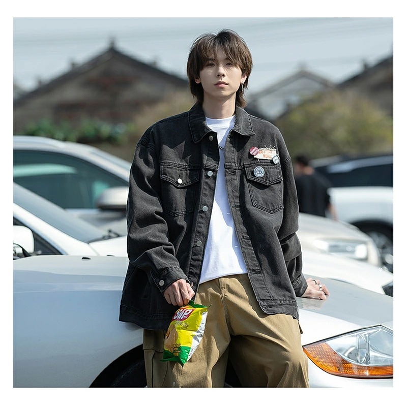 デニムジャケット デニム メンズ ジャケット 長袖 ヴィンテージ カジュアル 春 秋 アウター コート ビッグ オーバーサイズ ストリート ビッグシルエット 大きいサイズ ライトアウター ショート丈 デニムジャケット デニム メンズ ジャケット 長袖 ヴィンテージ カジュアル 春 秋 アウター コート ビッグ オーバーサイズ ストリート ビッグシルエット 大きいサイズ ライトアウター ショート丈