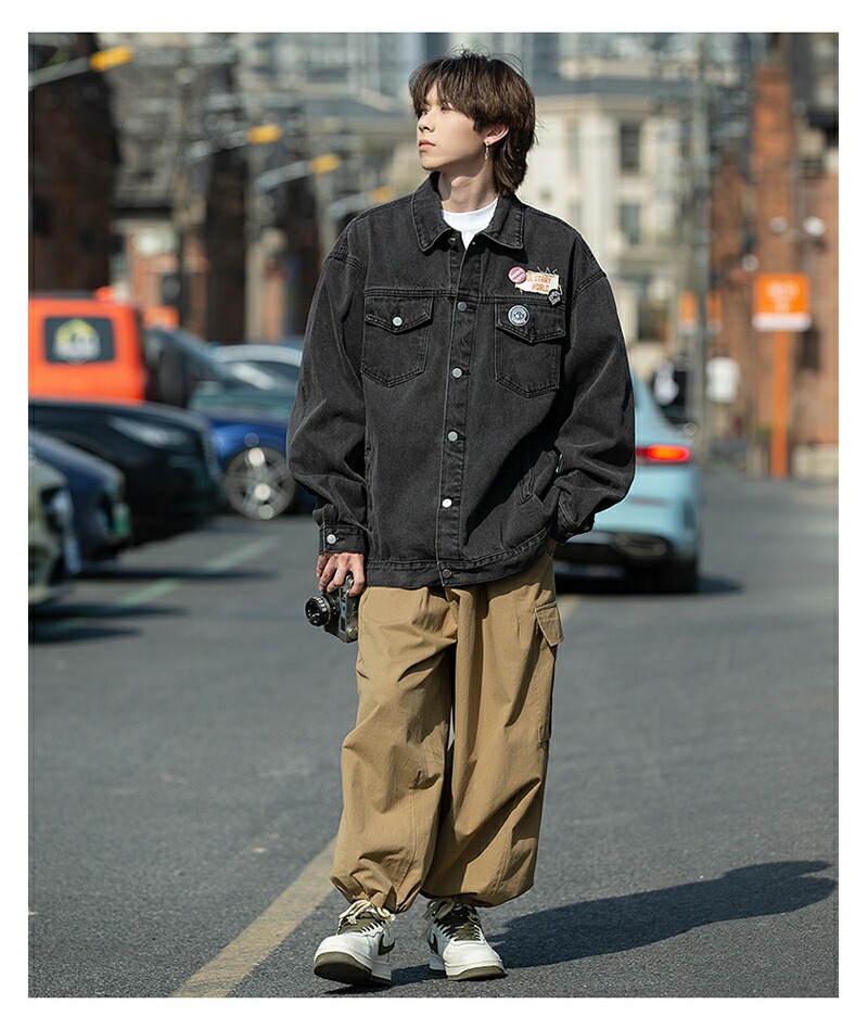 デニムジャケット デニム メンズ ジャケット 長袖 ヴィンテージ カジュアル 春 秋 アウター コート ビッグ オーバーサイズ ストリート ビッグシルエット 大きいサイズ ライトアウター ショート丈 デニムジャケット デニム メンズ ジャケット 長袖 ヴィンテージ カジュアル 春 秋 アウター コート ビッグ オーバーサイズ ストリート ビッグシルエット 大きいサイズ ライトアウター ショート丈