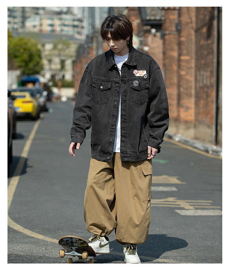 デニムジャケット デニム メンズ ジャケット 長袖 ヴィンテージ カジュアル 春 秋 アウター コート ビッグ オーバーサイズ ストリート ビッグシルエット 大きいサイズ ライトアウター ショート丈 デニムジャケット デニム メンズ ジャケット 長袖 ヴィンテージ カジュアル 春 秋 アウター コート ビッグ オーバーサイズ ストリート ビッグシルエット 大きいサイズ ライトアウター ショート丈