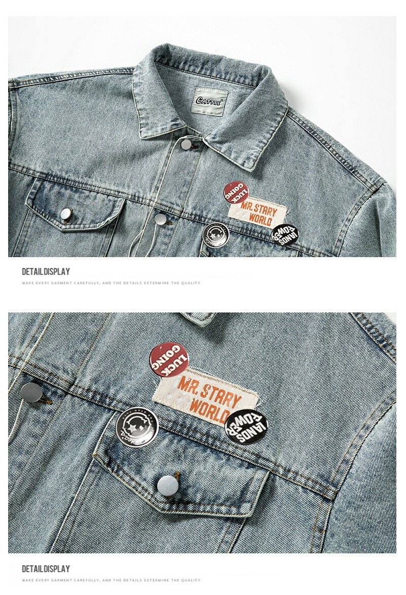 デニムジャケット デニム メンズ ジャケット 長袖 ヴィンテージ カジュアル 春 秋 アウター コート ビッグ オーバーサイズ ストリート ビッグシルエット 大きいサイズ ライトアウター ショート丈 デニムジャケット デニム メンズ ジャケット 長袖 ヴィンテージ カジュアル 春 秋 アウター コート ビッグ オーバーサイズ ストリート ビッグシルエット 大きいサイズ ライトアウター ショート丈