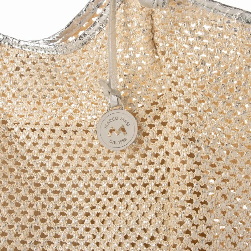 Marco Masi マルコマージ バッグ 3238 トートバッグ レディース イタリア製 本革 レザー ラフィア コンサバ A4 大容量 肩掛け 春夏 25SS Marco Masi マルコマージ バッグ 3238 トートバッグ レディース イタリア製 本革 レザー ラフィア コンサバ A4 大容量 肩掛け 春夏 25SS