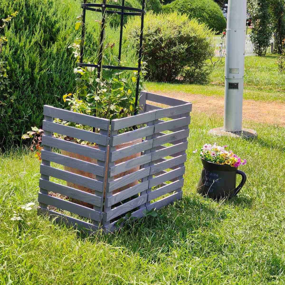 フェンス 折り畳めるウッドフェンス 幅160cm 横ボーダー 2枚組 ガーデンフェンス 柵 折りたたみ 4連 園芸 エクステリア 雑貨 ウッドフェンス 花壇 庭 ベランダ バルコニー