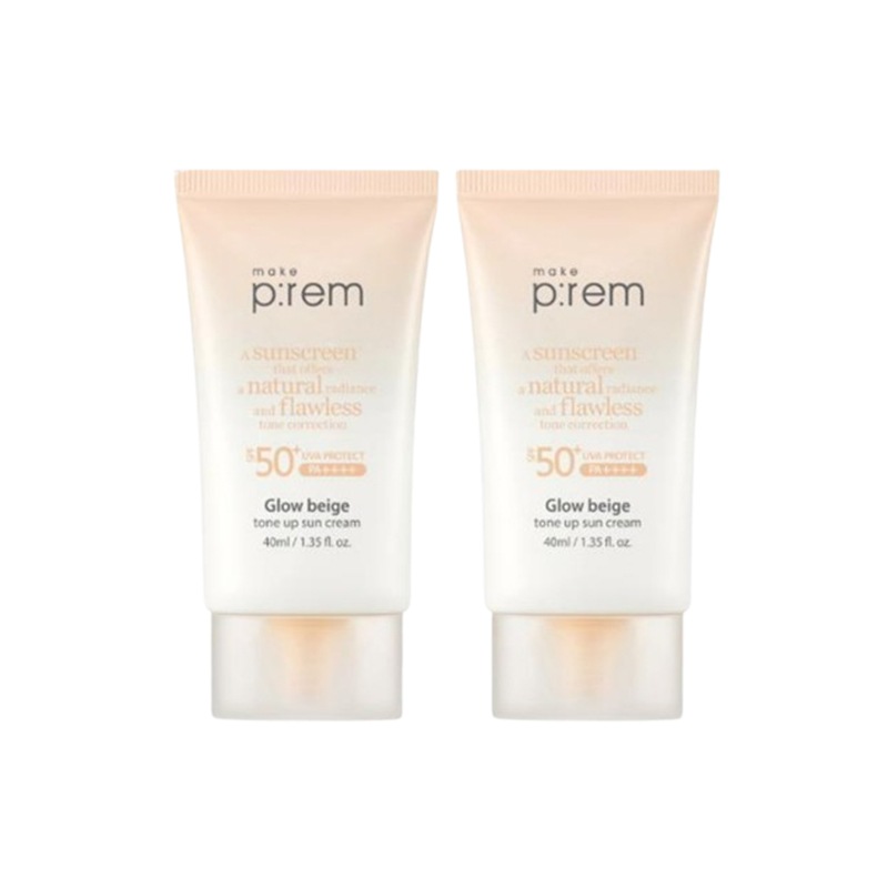 グローベージュトーンアップ日焼け止め 40ml+40ml