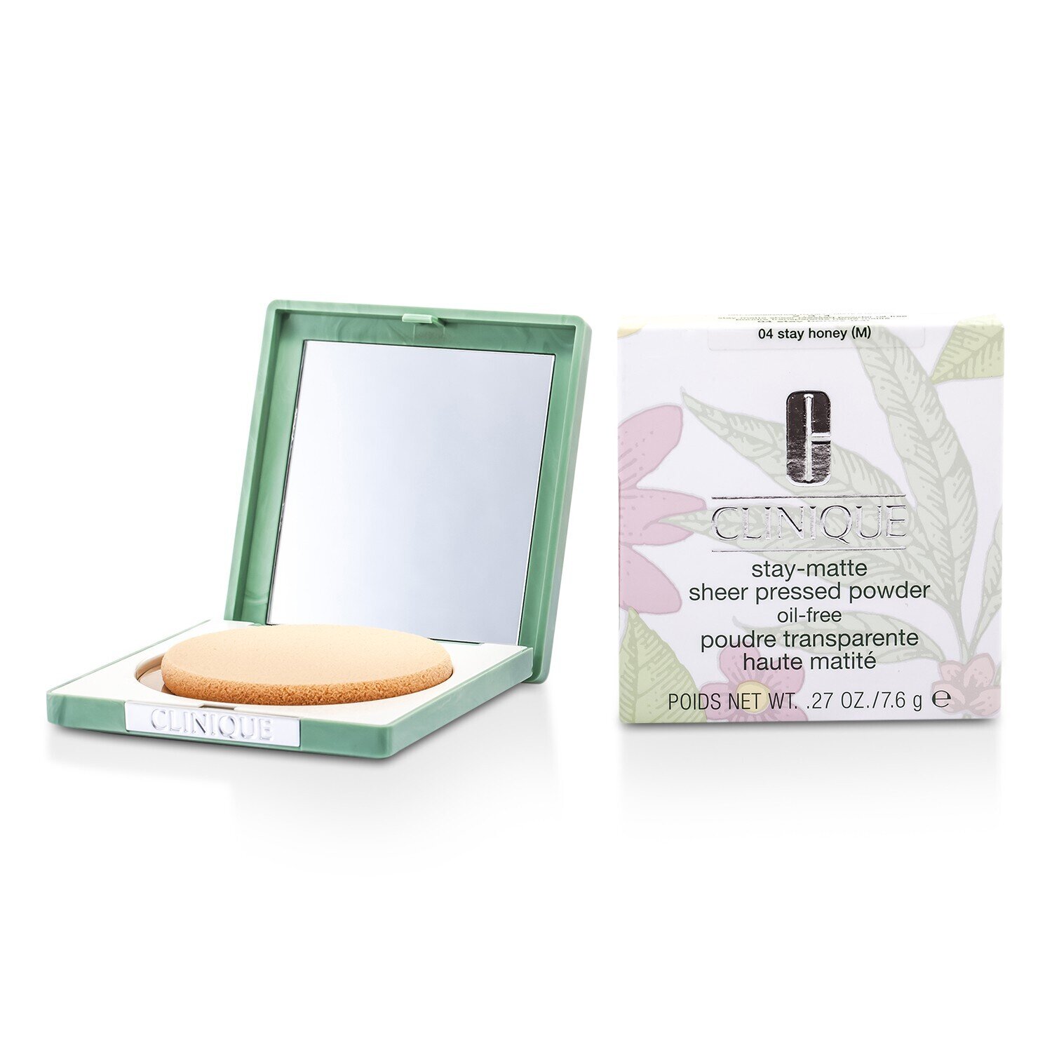 Clinique ステイマットパウダーオイルフリー No.04 ステイハニー