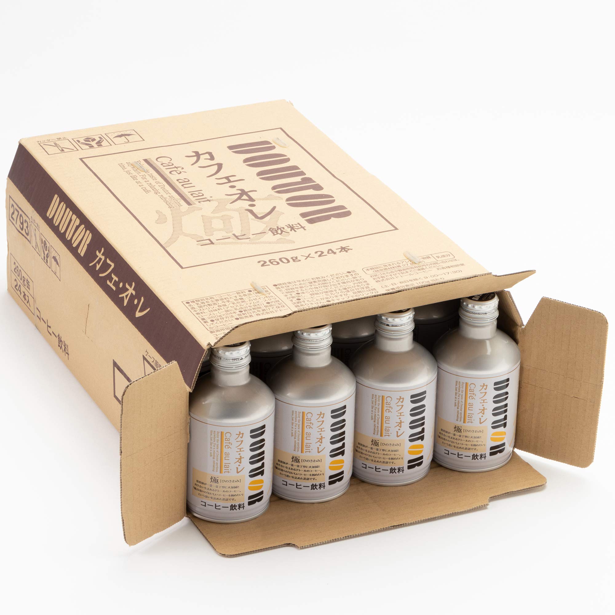 ドトールコーヒーレアルカフェオレボトル缶260g×24本 ドトールコーヒーレアルカフェオレボトル缶260g×24本