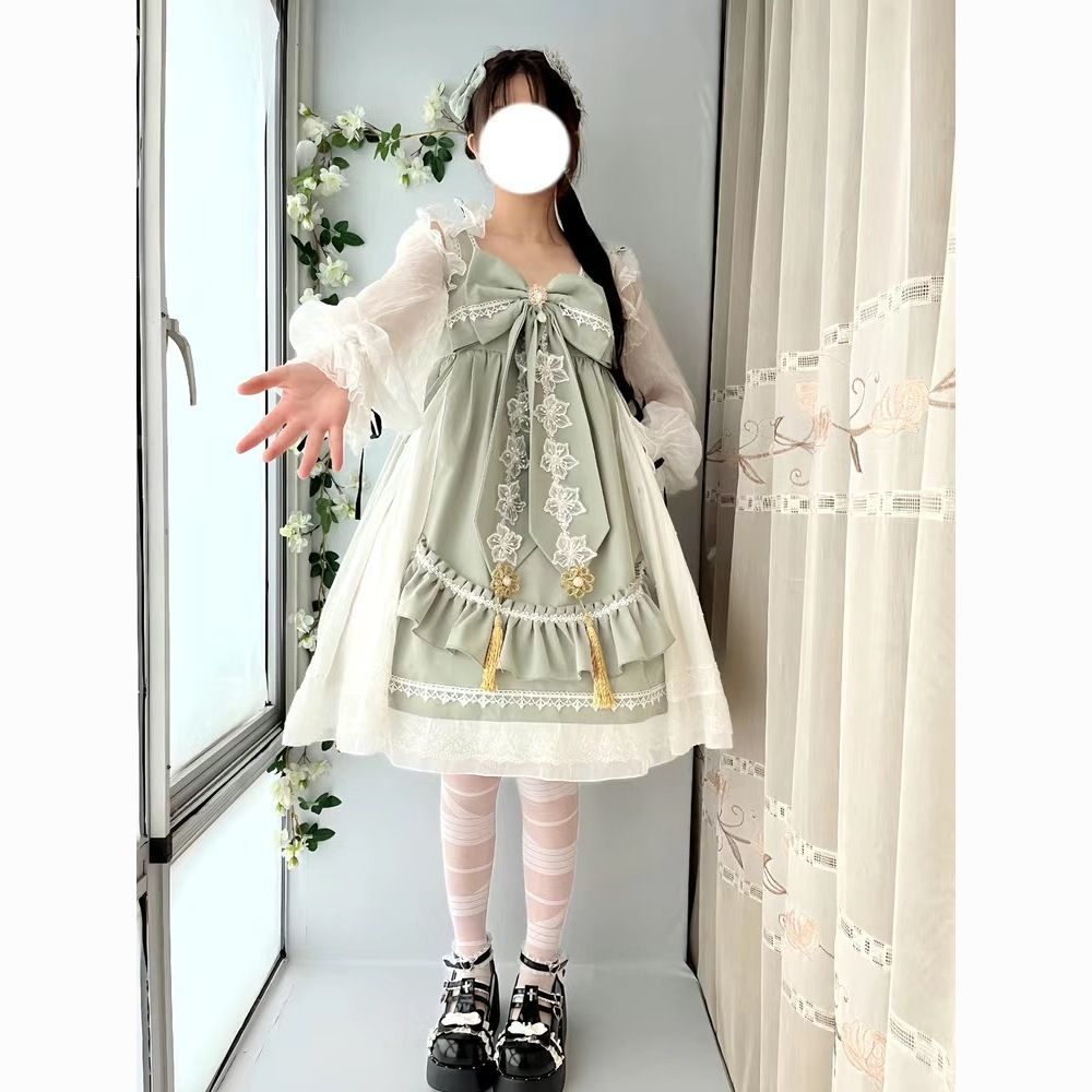 ロリータ 二次元 少女のかわいいプリンセススカート田園 優雅な 二点セット 夏 ワンピース ロリータ 二次元 少女のかわいいプリンセススカート田園 優雅な 二点セット 夏 ワンピース