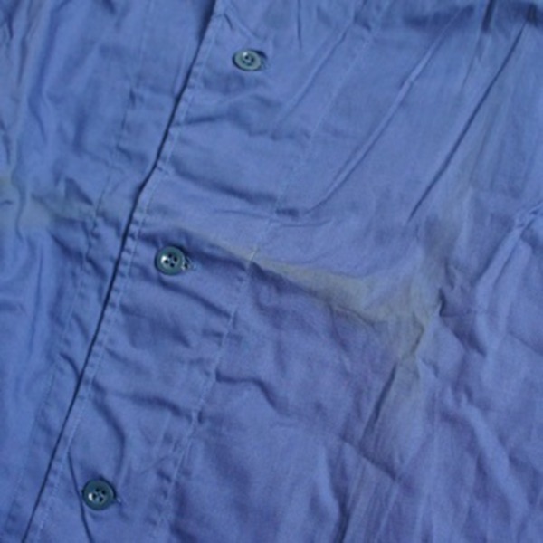 イタリア軍放出 ワークシャツ ブルー 未使用 デットストック品 3（M相当）
