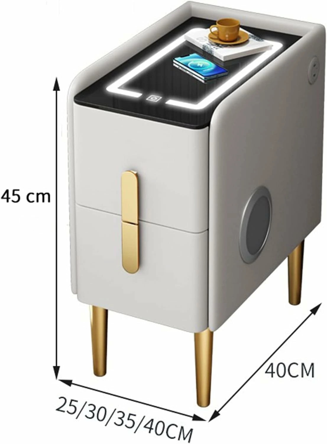 ベッドサイドテーブル 無線充電+USB+スピーカー サイドテーブル 寝室 収納 コンセント付き ソファーテーブル ベッドサイド ベッドルームロッカー 調節可能なLEDライト付き USBポート 収納引き ベッドサイドテーブル 無線充電+USB+スピーカー サイドテーブル 寝室 収納 コンセント付き ソファーテーブル ベッドサイド ベッドルームロッカー 調節可能なLEDライト付き USBポート 収納引き