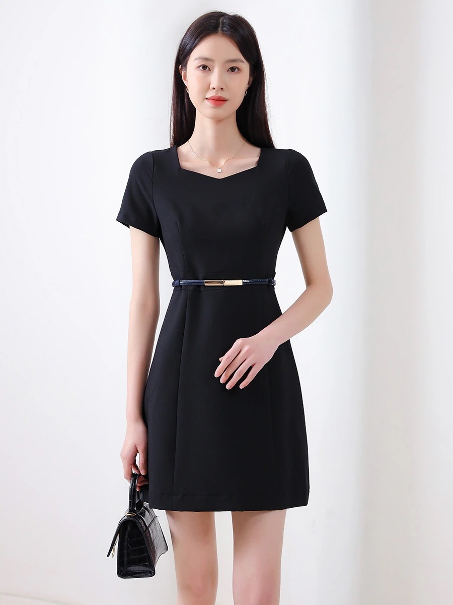 2025年【高品質の製品】!!!25 半袖 ワンピーススーツ ワンピース サマー シンプル L半袖 感 ビジネス レディース オフィス 通勤 2025年【高品質の製品】!!!25 半袖 ワンピーススーツ ワンピース サマー シンプル L半袖 感 ビジネス レディース オフィス 通勤