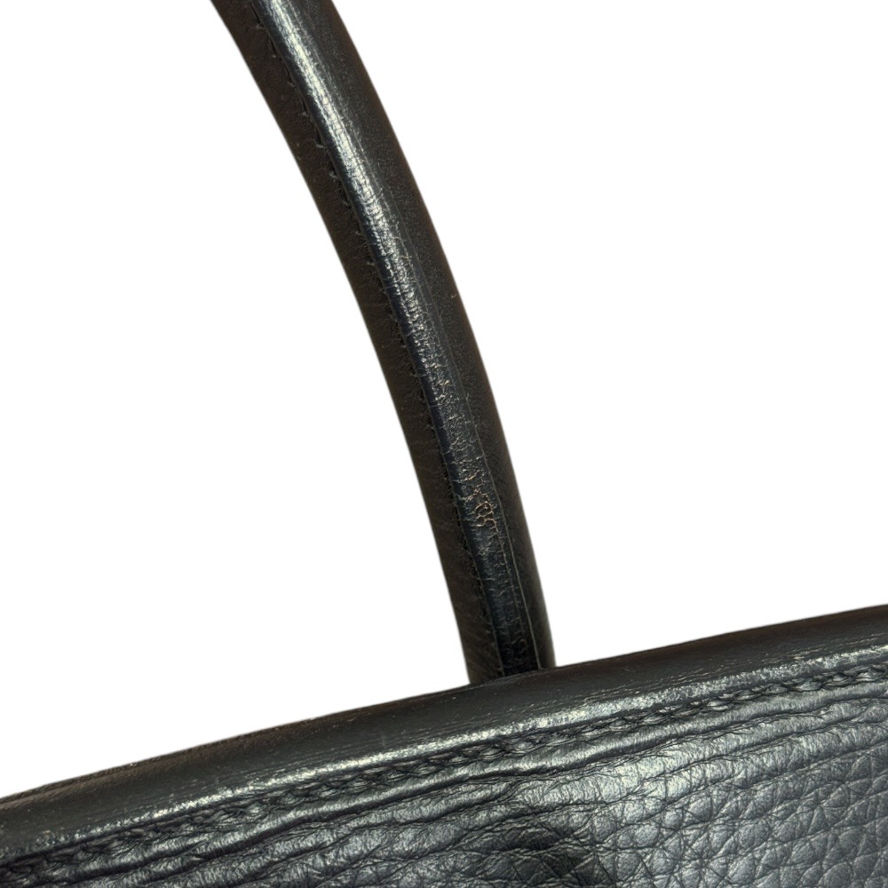 エルメス バーキン35 ハンドバッグ レザー ブラック HERMES 中古