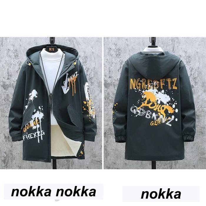 マウンテンパーカー メンズ ジャケット ロング丈 撥水加工 コート ブルゾン ジップアップ カジュアル