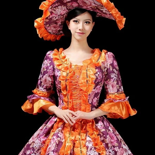 ロングドレス 貴族ドレス お姫様 ドレス 中世ヨーロッパ ステージ アンブレラスリーブ 帽子付き 演奏会 舞台衣装 花柄 貴族風 メルヘン ゴージャス イベント オペラ プリンセスライン 撮影 コスプ ロングドレス 貴族ドレス お姫様 ドレス 中世ヨーロッパ ステージ アンブレラスリーブ 帽子付き 演奏会 舞台衣装 花柄 貴族風 メルヘン ゴージャス イベント オペラ プリンセスライン 撮影 コスプ
