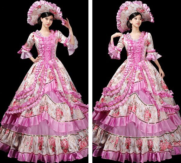ロングドレス 貴族ドレス お姫様 ドレス 中世ヨーロッパ ステージ アンブレラスリーブ 帽子付き 演奏会 舞台衣装 花柄 貴族風 メルヘン ゴージャス イベント オペラ プリンセスライン 撮影 コスプ ロングドレス 貴族ドレス お姫様 ドレス 中世ヨーロッパ ステージ アンブレラスリーブ 帽子付き 演奏会 舞台衣装 花柄 貴族風 メルヘン ゴージャス イベント オペラ プリンセスライン 撮影 コスプ