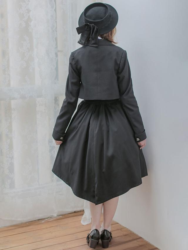 【2点購入で150OFF】【新品開催 】クラシックロリータOPドレス長袖不規則な裾ワンピースドレス