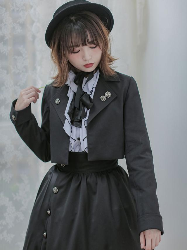 【2点購入で150OFF】【新品開催 】クラシックロリータOPドレス長袖不規則な裾ワンピースドレス