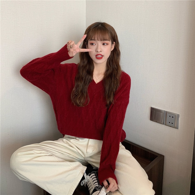 トップス ケーブルニット セーター 全5色 袖あり 長袖 Vネック かわいい 可愛い きれいめ シンプル カジュアル 上品 おしゃれ お洒落 レトロ 可愛い 女子 こなれ感 ラフ トップス ケーブルニット セーター 全5色 袖あり 長袖 Vネック かわいい 可愛い きれいめ シンプル カジュアル 上品 おしゃれ お洒落 レトロ 可愛い 女子 こなれ感 ラフ