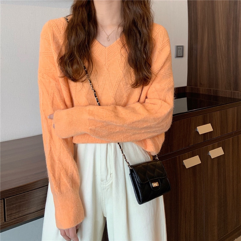 トップス ケーブルニット セーター 全5色 袖あり 長袖 Vネック かわいい 可愛い きれいめ シンプル カジュアル 上品 おしゃれ お洒落 レトロ 可愛い 女子 こなれ感 ラフ トップス ケーブルニット セーター 全5色 袖あり 長袖 Vネック かわいい 可愛い きれいめ シンプル カジュアル 上品 おしゃれ お洒落 レトロ 可愛い 女子 こなれ感 ラフ