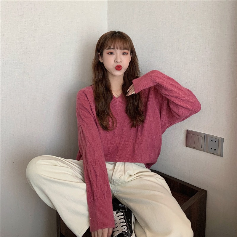 トップス ケーブルニット セーター 全5色 袖あり 長袖 Vネック かわいい 可愛い きれいめ シンプル カジュアル 上品 おしゃれ お洒落 レトロ 可愛い 女子 こなれ感 ラフ トップス ケーブルニット セーター 全5色 袖あり 長袖 Vネック かわいい 可愛い きれいめ シンプル カジュアル 上品 おしゃれ お洒落 レトロ 可愛い 女子 こなれ感 ラフ