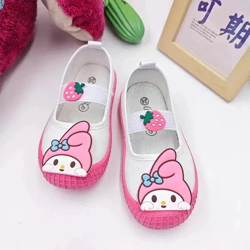 【10点セット】かわいい サンリオハローキティ 上靴 クロミ キッズ カジュアル 上履き 女の子 シューズ運動靴 子ども用 マイメロ 子供 ズック靴 すぐ乾く 速乾 幼稚園 保育園