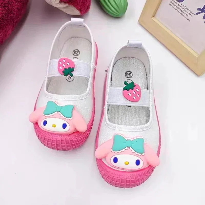 【10点セット】かわいい サンリオハローキティ 上靴 クロミ キッズ カジュアル 上履き 女の子 シューズ運動靴 子ども用 マイメロ 子供 ズック靴 すぐ乾く 速乾 幼稚園 保育園