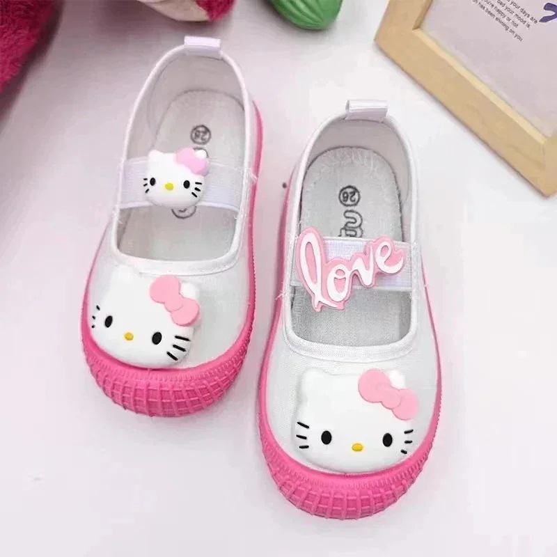 【10点セット】かわいい サンリオハローキティ 上靴 クロミ キッズ カジュアル 上履き 女の子 シューズ運動靴 子ども用 マイメロ 子供 ズック靴 すぐ乾く 速乾 幼稚園 保育園