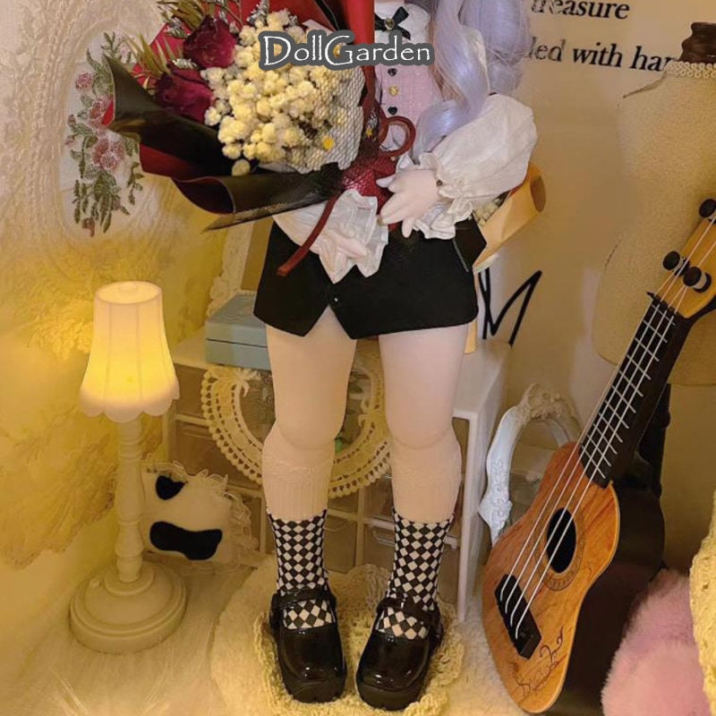 BJD 1/4 ドール用 靴 革靴 黒 厚底 ストラップ付き MSD/mdd/kumakoサイズ球体関節人形用シューズ BJD 1/4 ドール用 靴 革靴 黒 厚底 ストラップ付き MSD/mdd/kumakoサイズ球体関節人形用シューズ