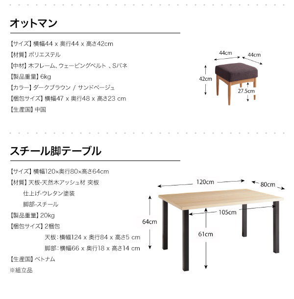 Qoo10] モダンカフェ風 リビングダイニングシリー