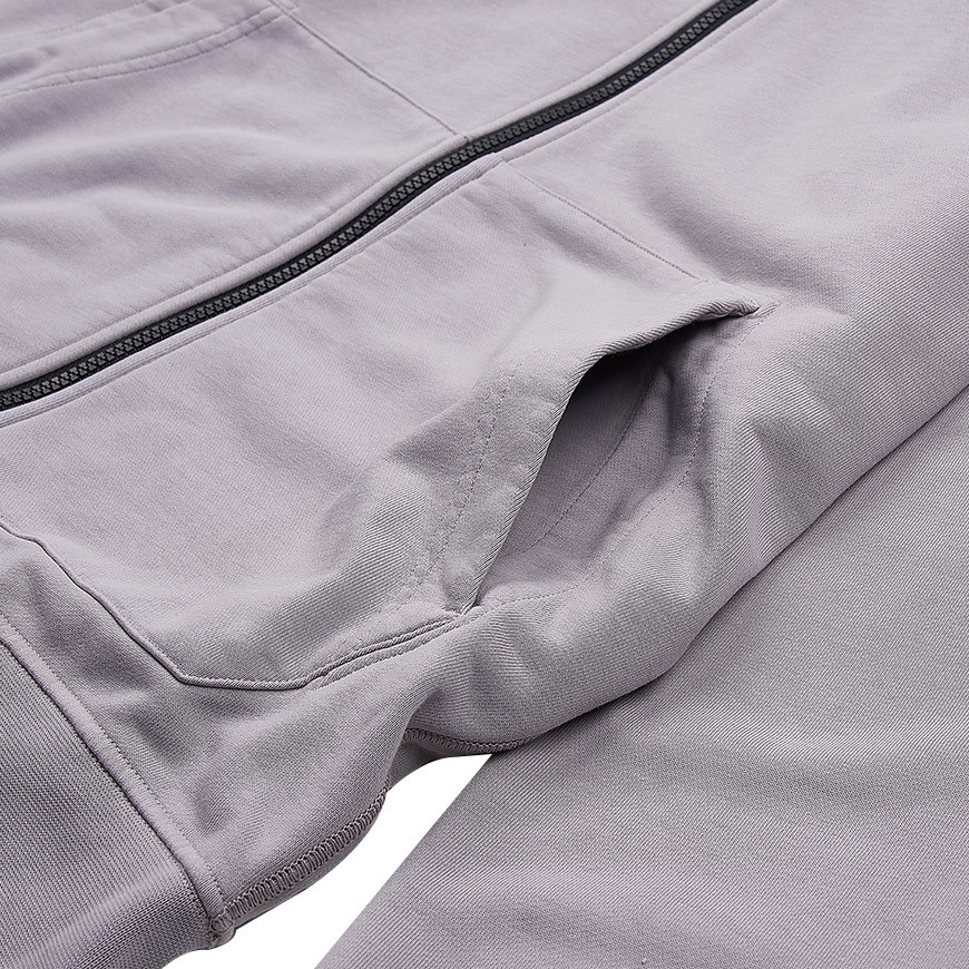 ★STONE ★フリース フードジップアップ STONE ISLAND】コットン フリース フードジップアップ フード付き