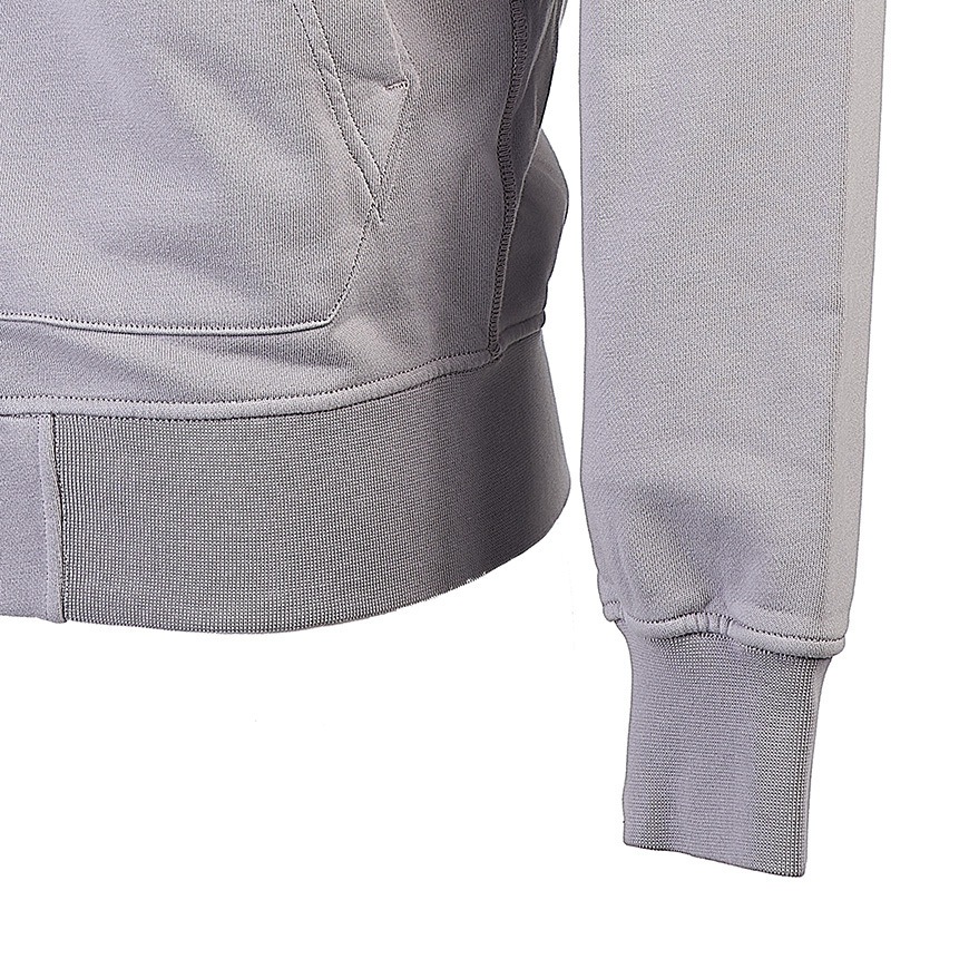 STONE ISLAND】コットン フリース フードジップアップ フード付き
