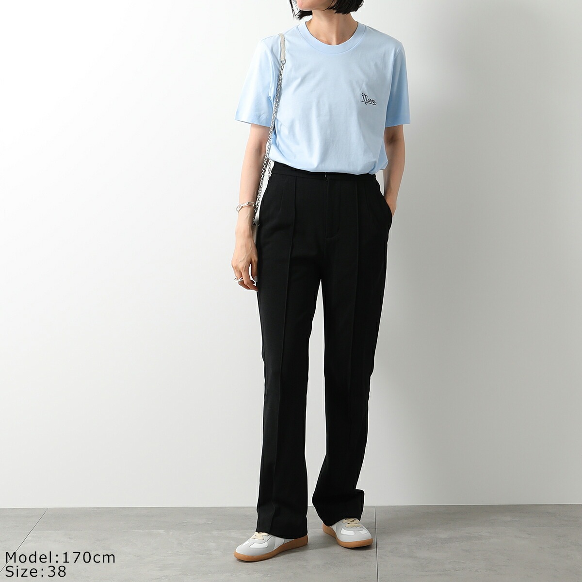 MARNI マルニ Tシャツ 【1枚単品】THJE0211X0 UTCZ68 レディース 半袖 クルーネック カットソー コットン ロゴ刺繍 カラー3色 MARNI マルニ Tシャツ 【1枚単品】THJE0211X0 UTCZ68 レディース 半袖 クルーネック カットソー コットン ロゴ刺繍 カラー3色