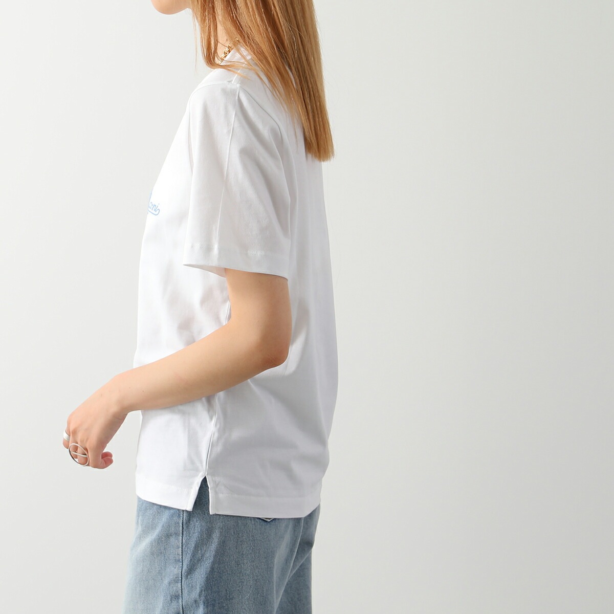 MARNI マルニ Tシャツ 【1枚単品】THJE0211X0 UTCZ68 レディース 半袖 クルーネック カットソー コットン ロゴ刺繍 カラー3色 MARNI マルニ Tシャツ 【1枚単品】THJE0211X0 UTCZ68 レディース 半袖 クルーネック カットソー コットン ロゴ刺繍 カラー3色