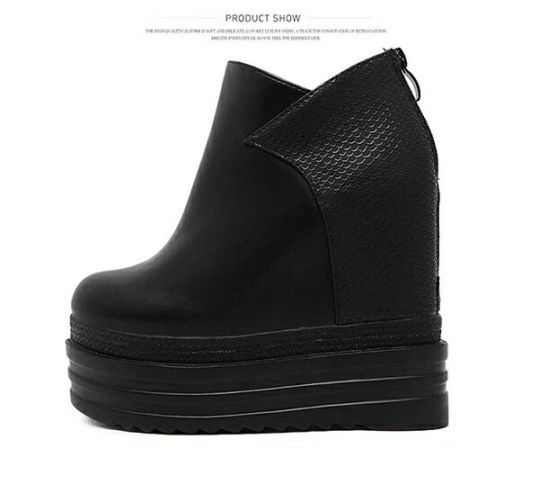 12cm ヒール11cm ショートブーツ インヒールブーツ 厚底ブーツ 14cm バックジップ 12cm ヒール11cm ショートブーツ インヒールブーツ 厚底ブーツ 14cm バックジップ