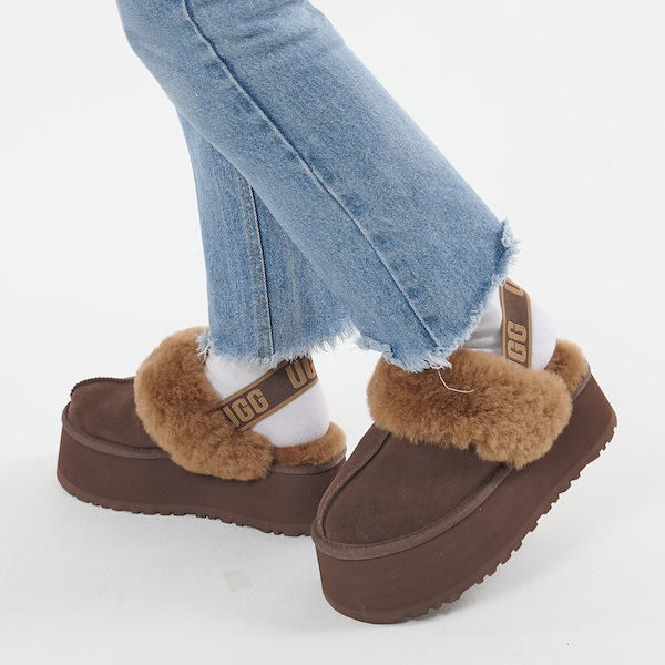Qoo10] UGG サンダル ファー ファンケット レディー