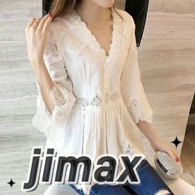 トップス レディース きれいめ カジュアル おしゃれ 袖あり レース コットン ブラウス ホワイト シャツ 白 綿 涼しげ 薄手 カットソー 七分袖 半袖 上品 韓国 コーデ 春 夏 秋 20代 3 トップス レディース きれいめ カジュアル おしゃれ 袖あり レース コットン ブラウス ホワイト シャツ 白 綿 涼しげ 薄手 カットソー 七分袖 半袖 上品 韓国 コーデ 春 夏 秋 20代 3