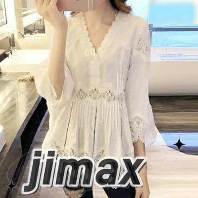 トップス レディース きれいめ カジュアル おしゃれ 袖あり レース コットン ブラウス ホワイト シャツ 白 綿 涼しげ 薄手 カットソー 七分袖 半袖 上品 韓国 コーデ 春 夏 秋 20代 3 トップス レディース きれいめ カジュアル おしゃれ 袖あり レース コットン ブラウス ホワイト シャツ 白 綿 涼しげ 薄手 カットソー 七分袖 半袖 上品 韓国 コーデ 春 夏 秋 20代 3