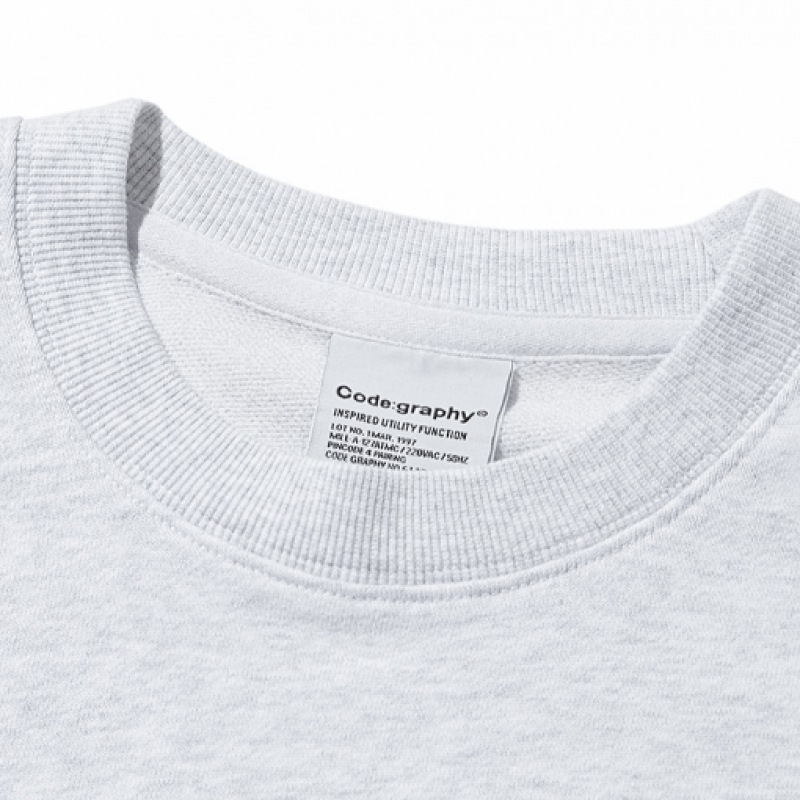 CODEGRAPHY [スウェット72時間のみ] CGP ARCロゴマンツーマン_メランジグレー