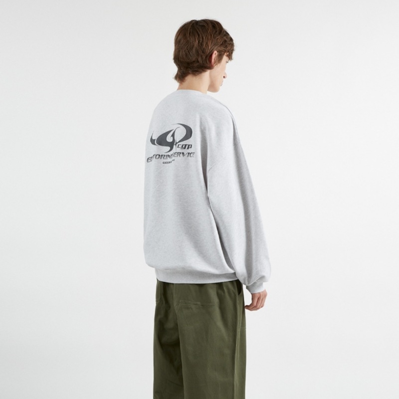 CODEGRAPHY [スウェット72時間のみ] CGP ARCロゴマンツーマン_メランジグレー
