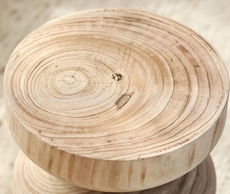 木製ナチュラルサイドテーブル スツール 3140cm